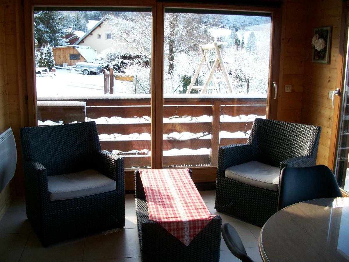 Chalet Les Aigles Saint-Sixt Buitenkant foto