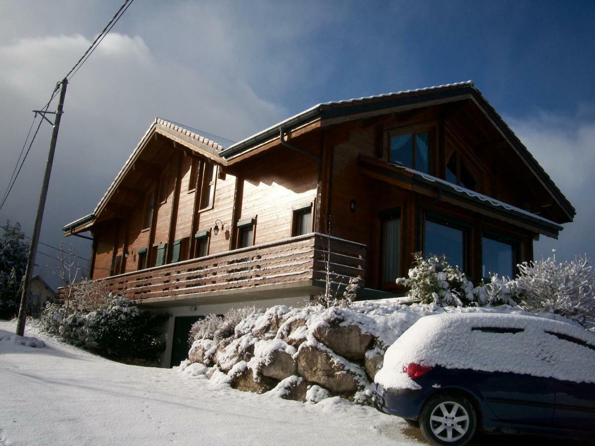 Chalet Les Aigles Saint-Sixt Buitenkant foto